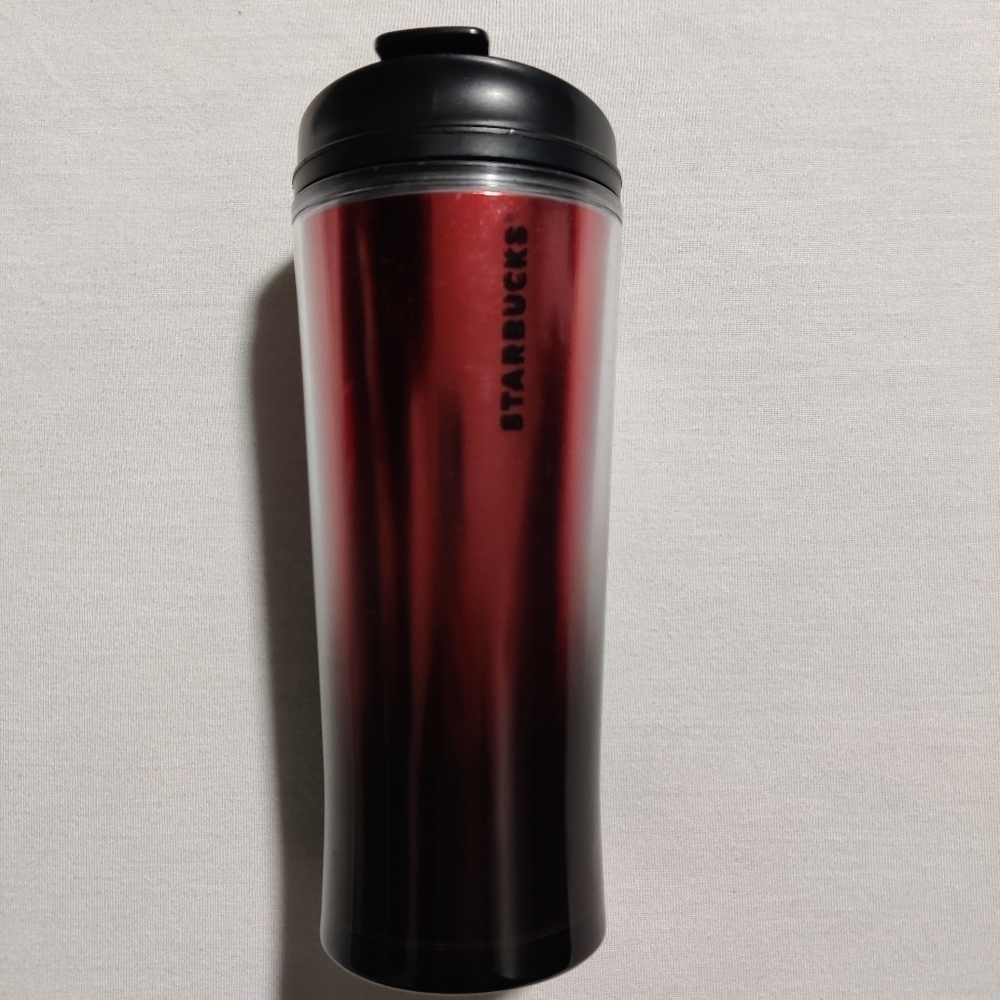 STARBUCKS Non-City Tumbler red gradient black logo
